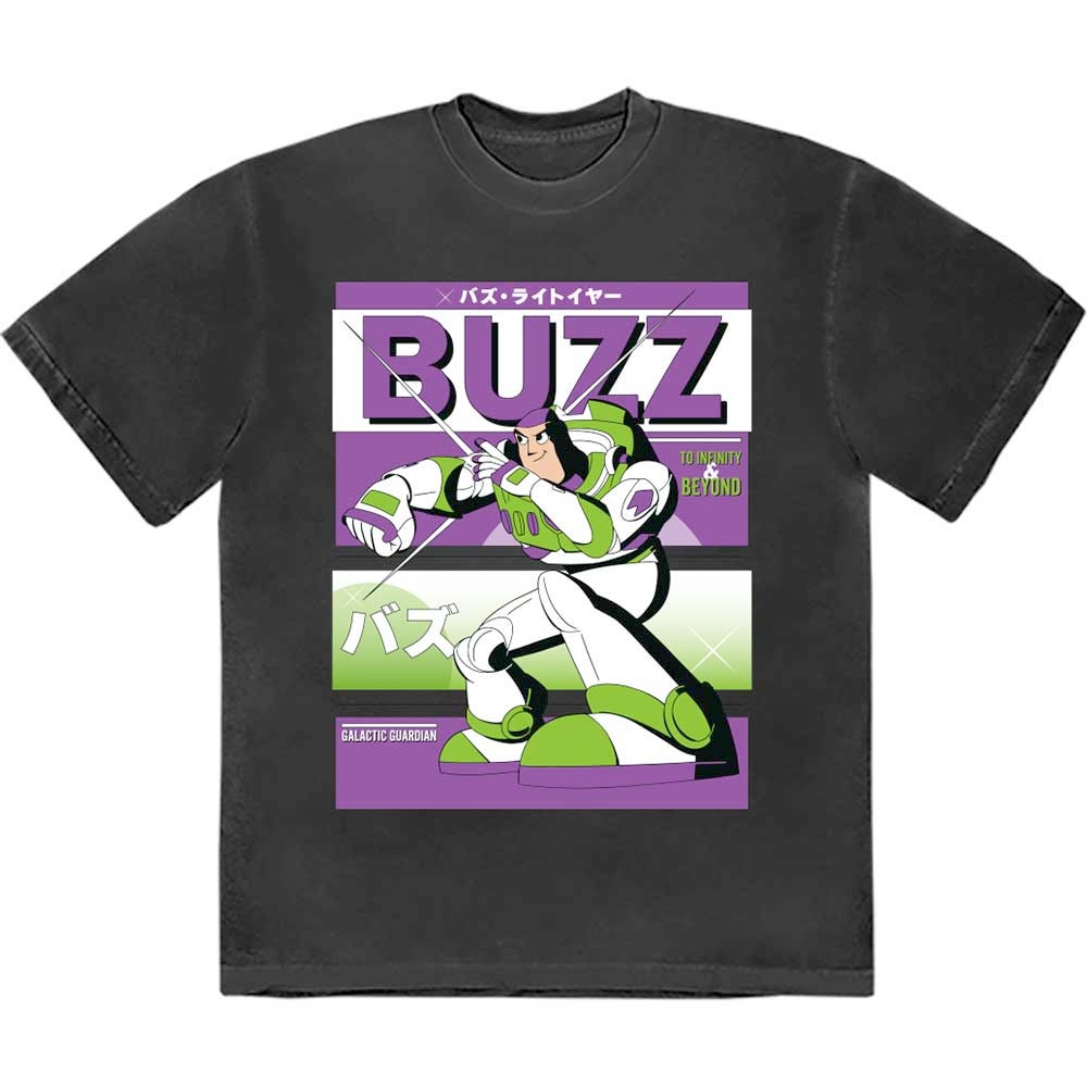 Disney Toy Story - Buzz Japanese Tshirt Homme - Noir